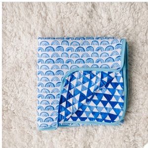 Little Sleepies rainbow cloud blanket